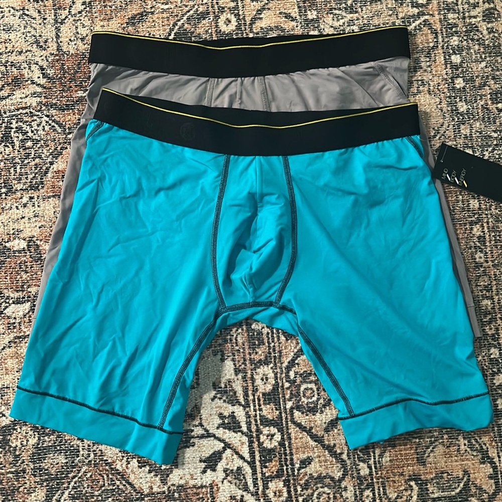 2 pair Zella boxer briefs new size large $8